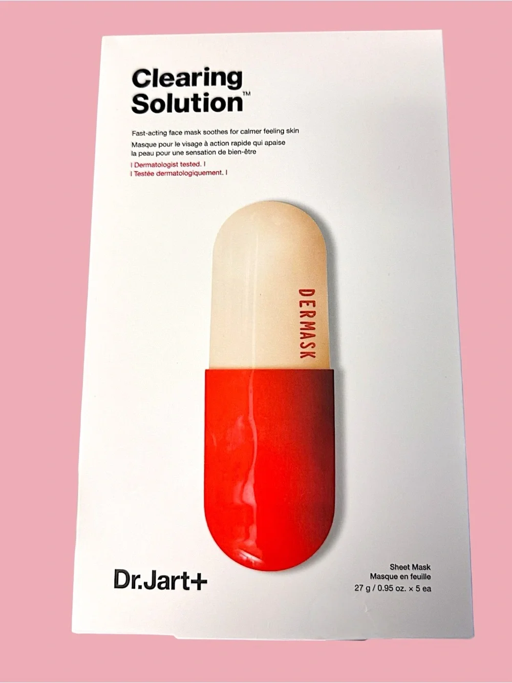 5 Pc Full Size Skincare Bundle Dr. Brandt Dr.Jart+ Celimax SKIN1004 Barubt $105